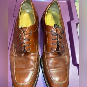 Daniel Cremieux Brown Leather  Derby Shoes US Size 10.5 D EUC